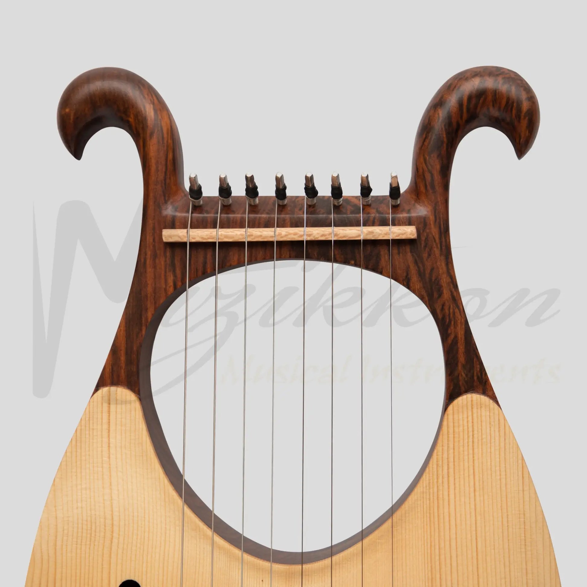 Muzikkon Lyre Harp 8 String Rosewood