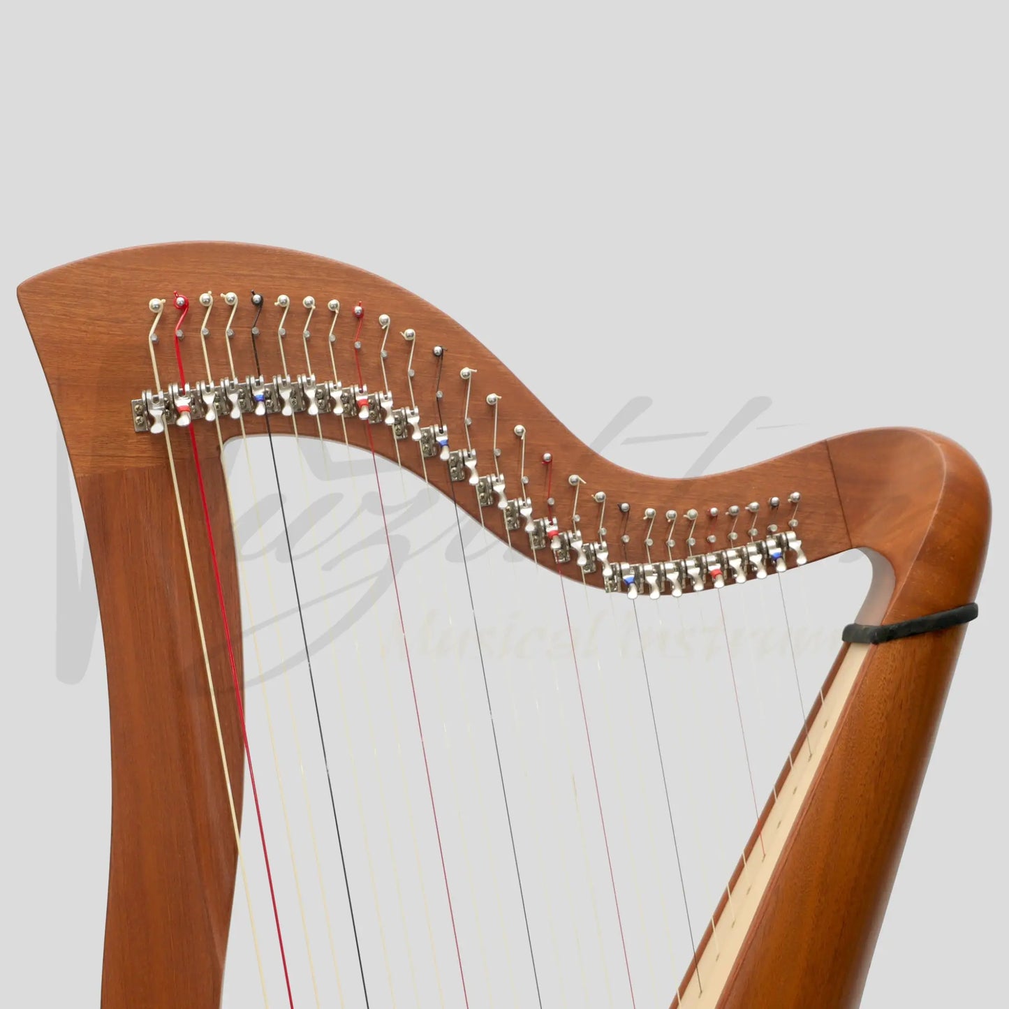 Muzikkon Mchugh Harp 27 Strings Mahogany Round Back