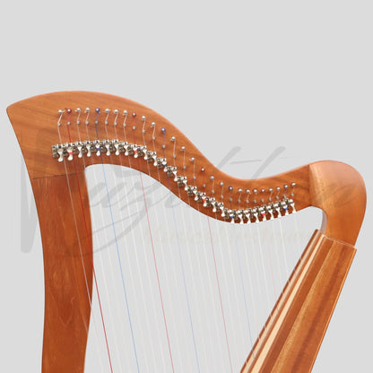 Muzikkon Mchugh Harp 27 Strings Mahogany Square Back