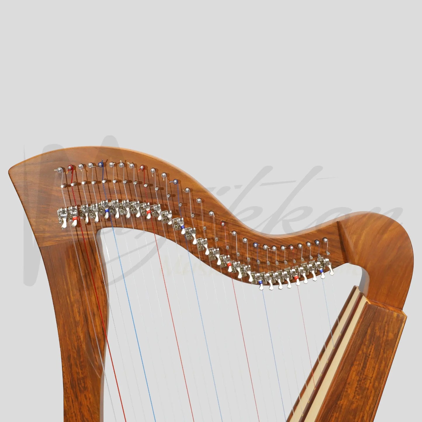 Muzikkon Mchugh Harp 27 Strings Rosewood Square Back