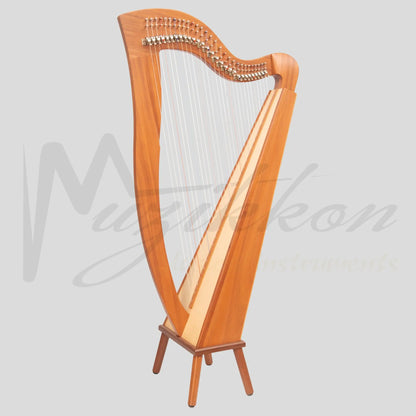 Muzikkon Mchugh Harp 29 Strings Square Back Mahogany