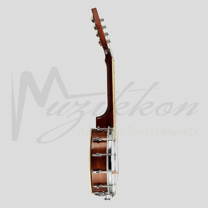 Muzikkon New Heartland Banjo Mandolin Solid Mahogany Body