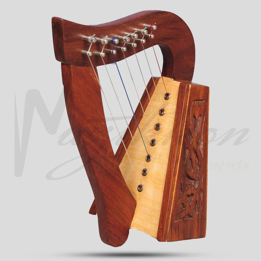 Muzikkon O’carolan Harp 7 String Rosewood Knotwork