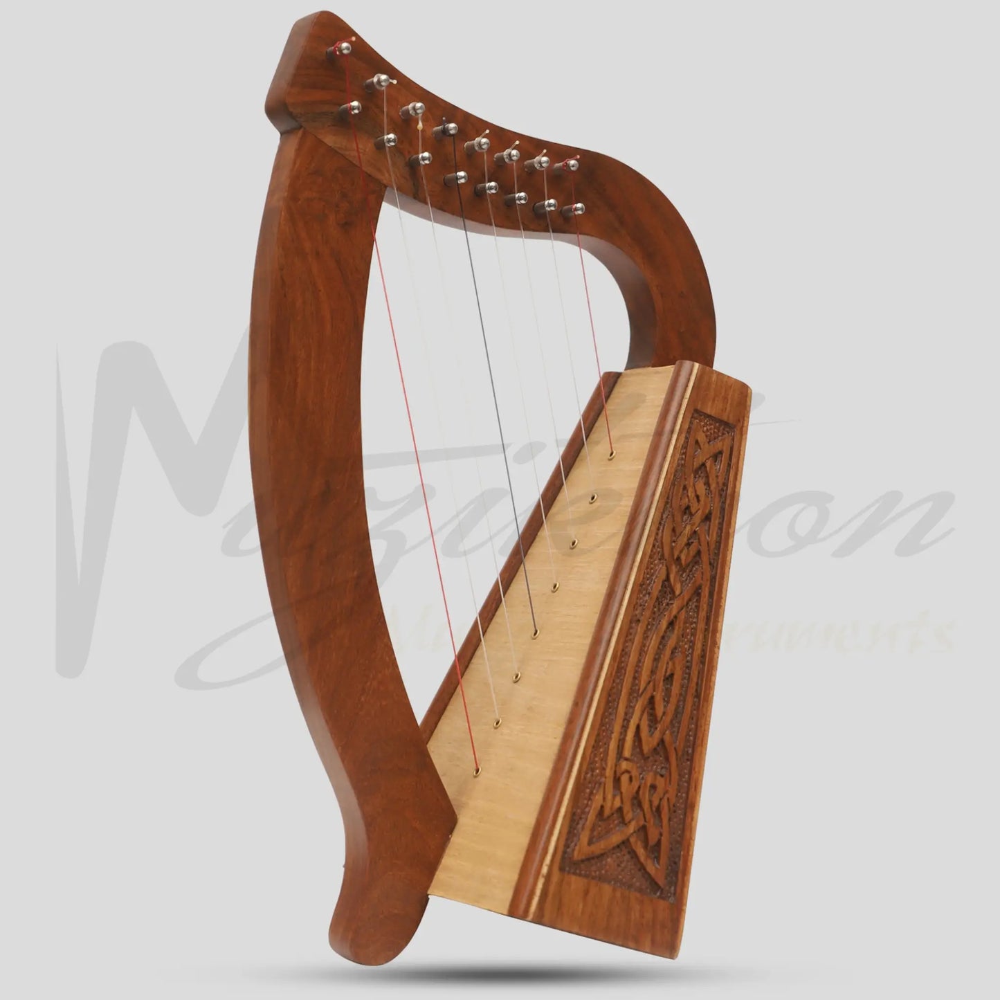 Muzikkon O’carolan Harp 8 Strings Rosewood Knotwork