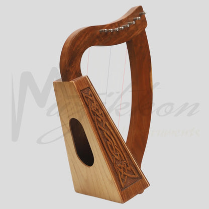 Muzikkon O’carolan Harp 8 Strings Rosewood Knotwork