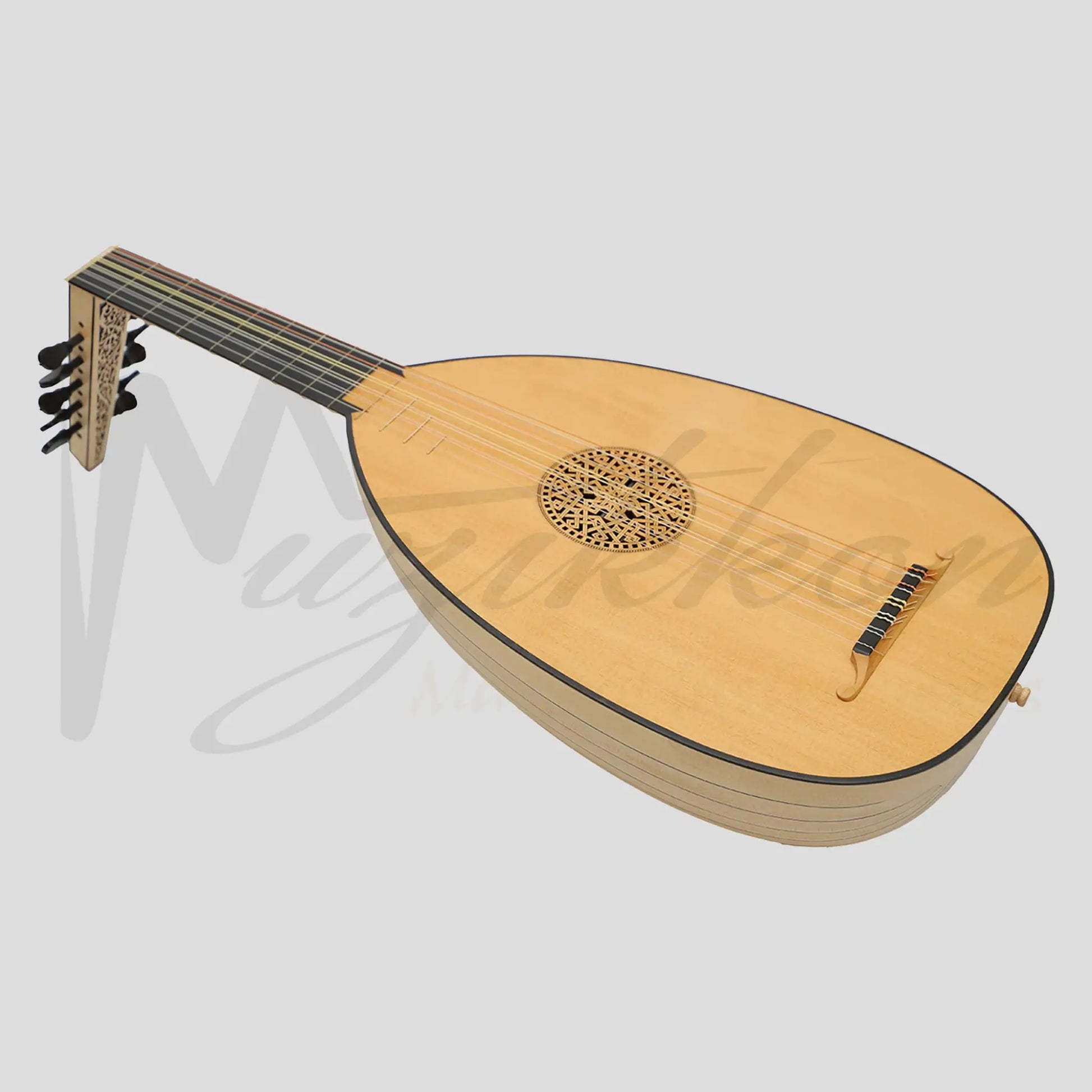 Muzikkon Renaissance Lute 6 Course Deluxe Left Hand After Hieber