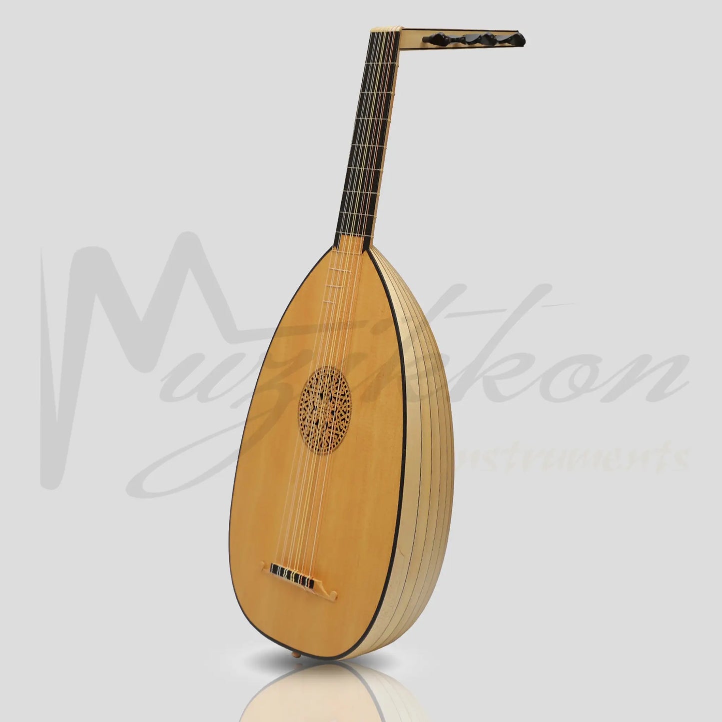 Muzikkon Renaissance Lute 6 Course Deluxe Left Hand After Hieber Maple