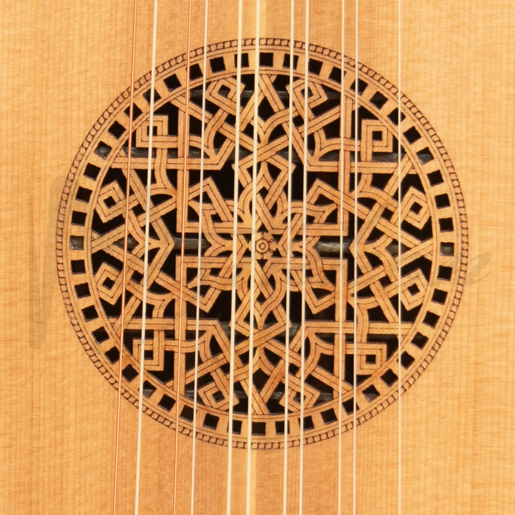 Muzikkon Renaissance Lute 6 Course Deluxe Right Hand After Hieber