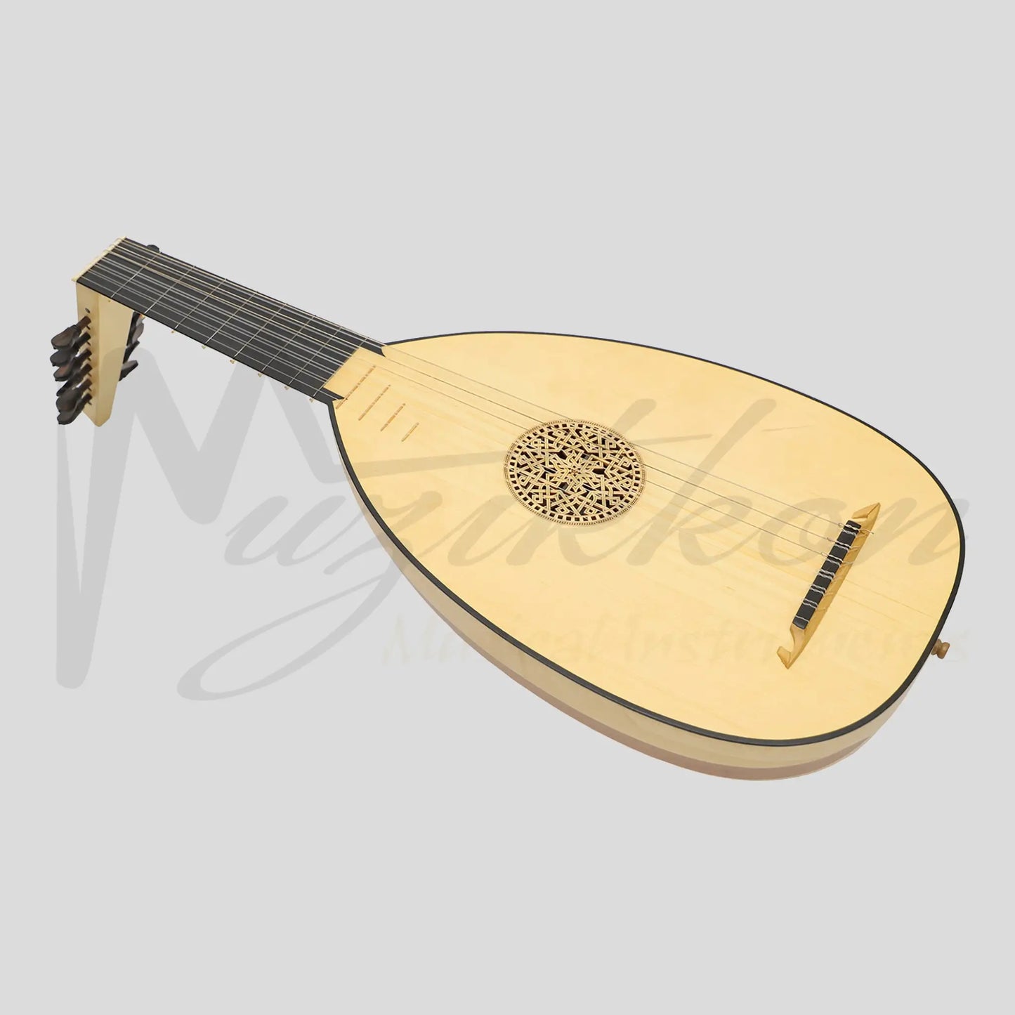 Muzikkon Renaissance Lute 7 Course Left Hand After Hieber