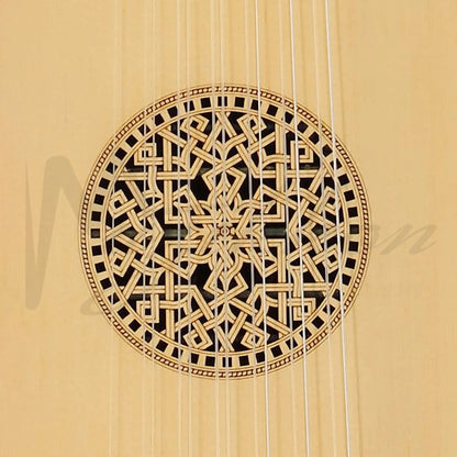 Muzikkon Renaissance Lute 7 Course Left Hand After Hieber