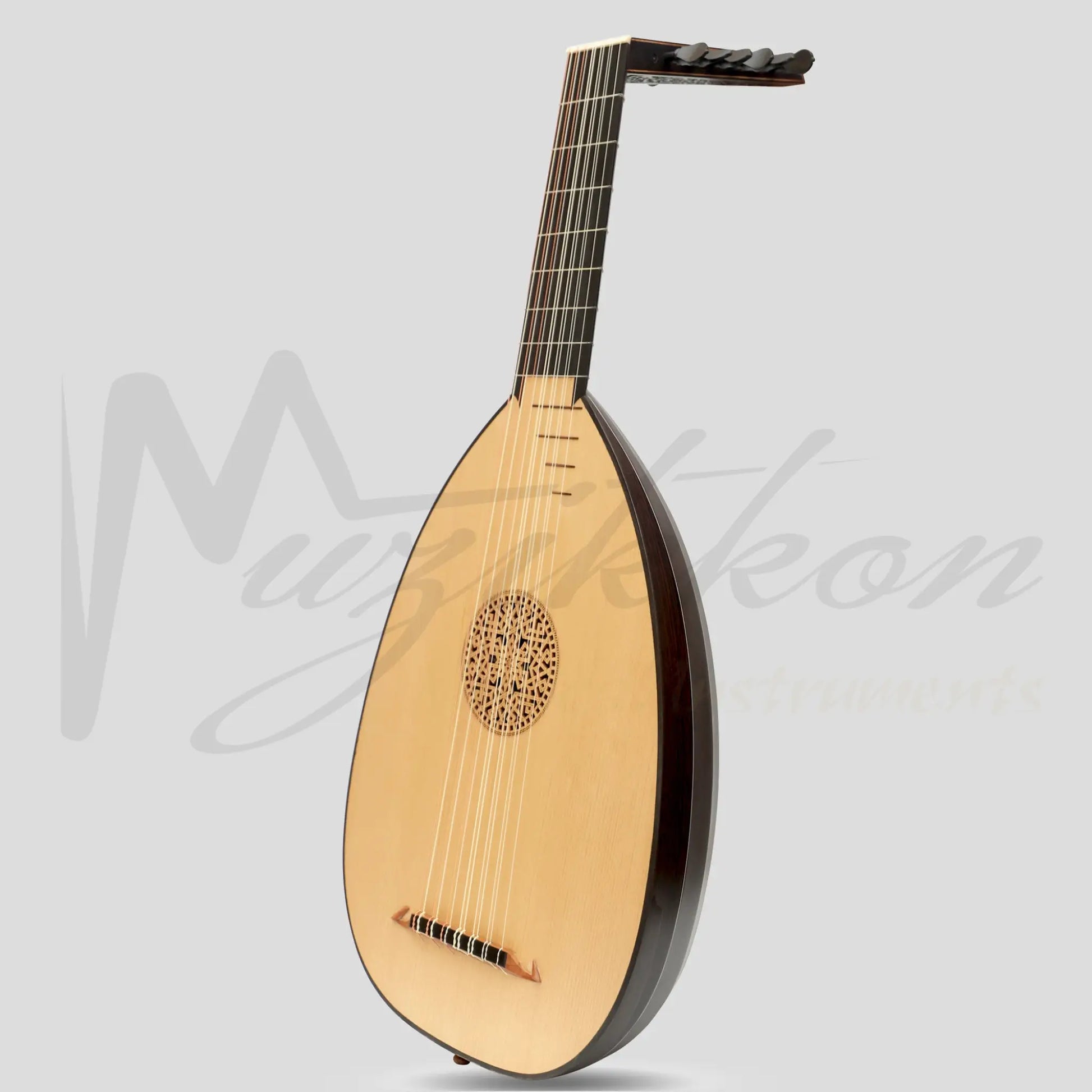 Muzikkon Renaissance Lute 7 Course Right Hand After Hieber Wenge