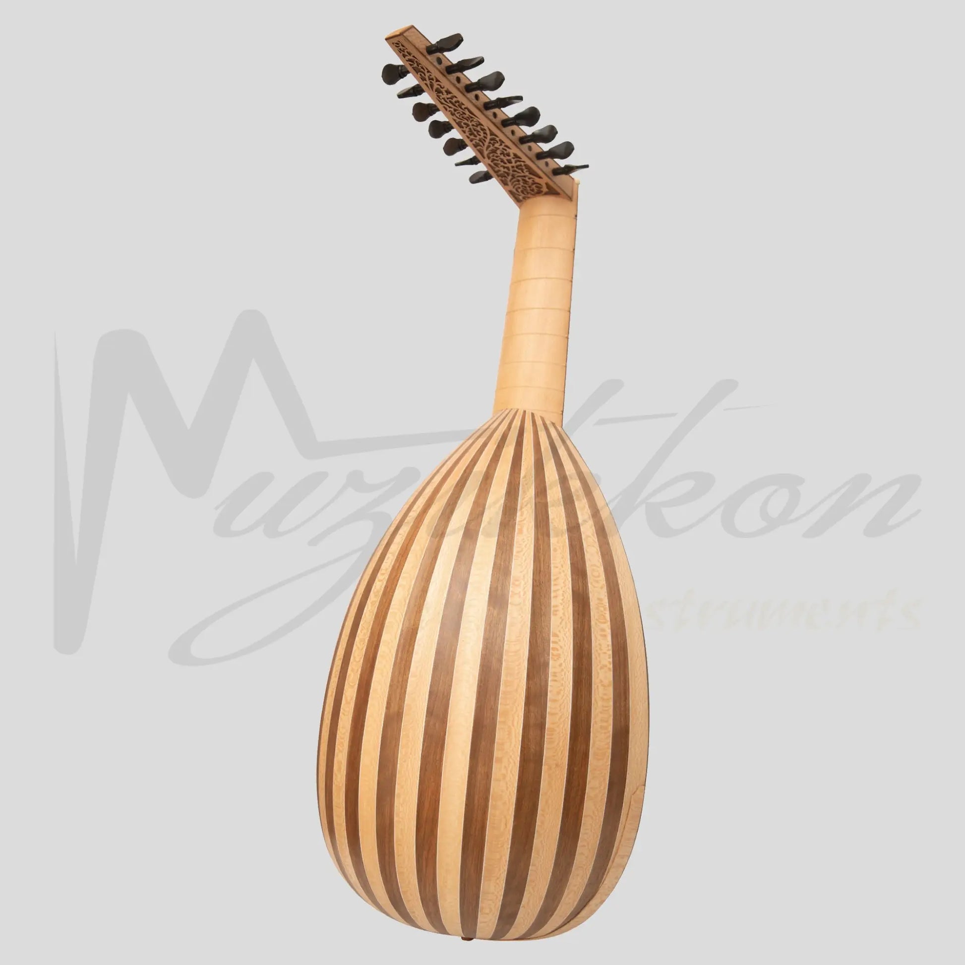 Muzikkon Renaissance Lute 8 Course Deluxe Right Hand After Hieber