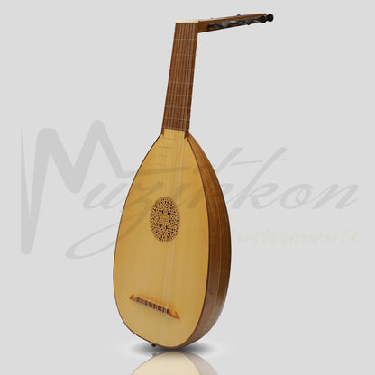 Muzikkon Renaissance Lute 8 Course Left Hand After Hieber Walnut