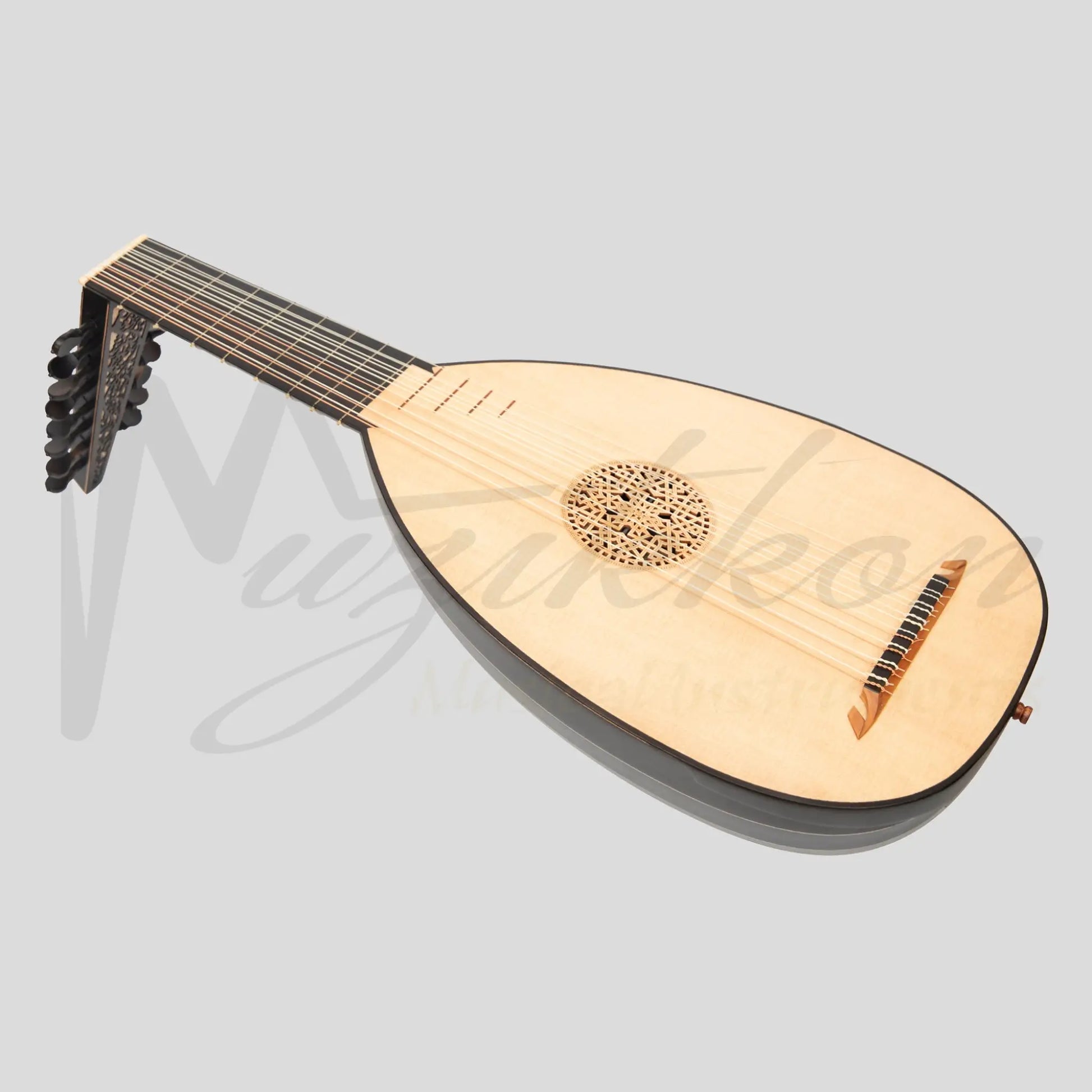 Muzikkon Renaissance Lute 8 Course Right Hand After Hieber