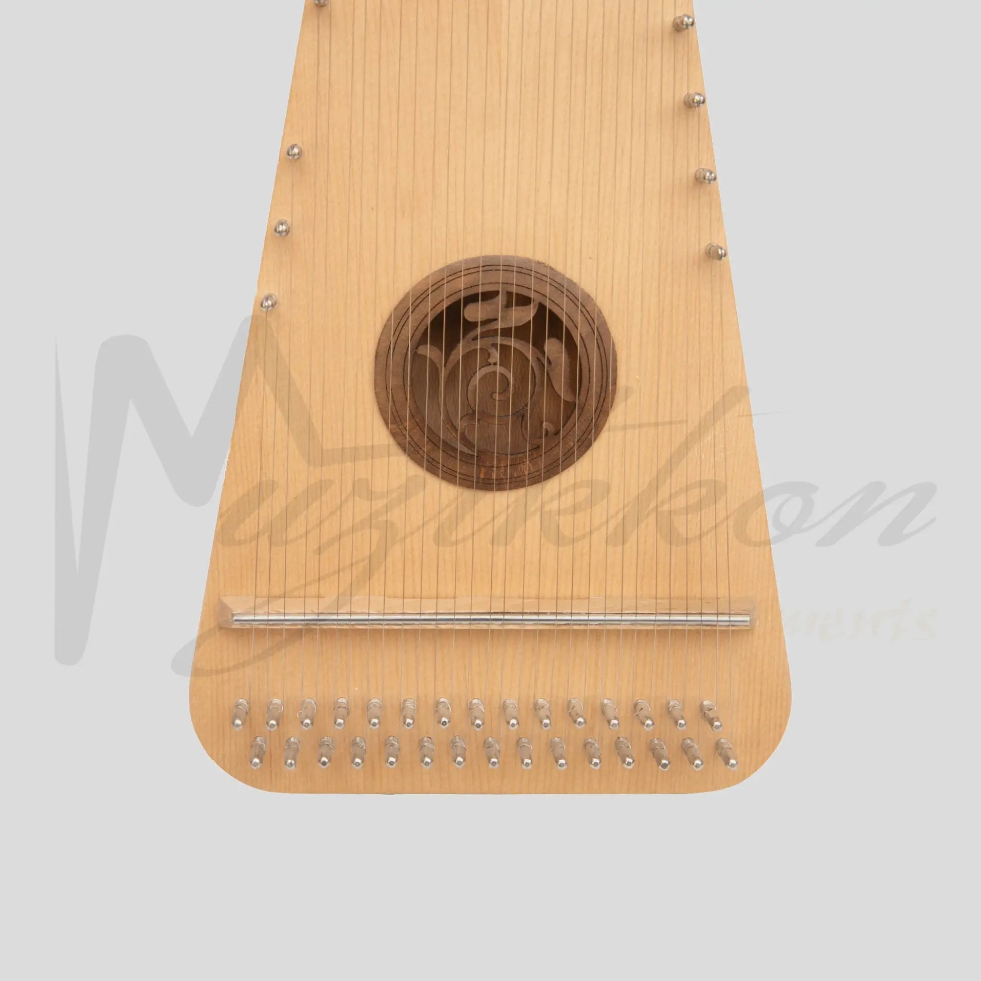 Muzikkon Round Back Bowed Psaltery Alto Lacewood