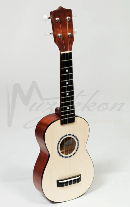 Muzikkon Standard Ukulele 4 String Soprano Limewood