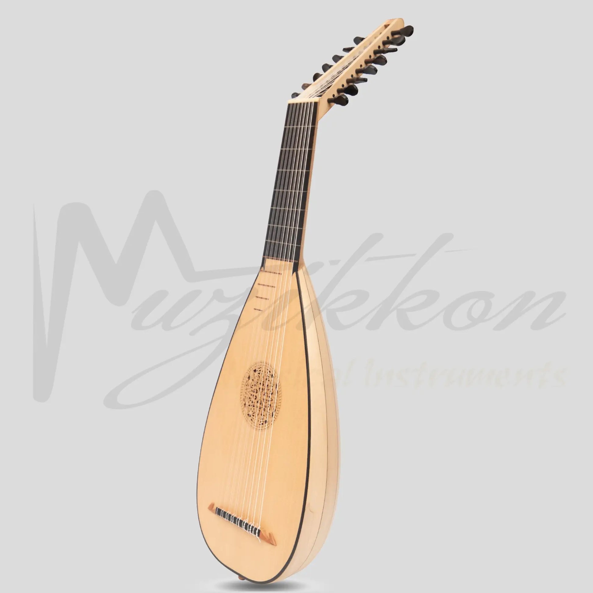 Muzikkon Travel Lute 8 Course Left Hand Lacewood