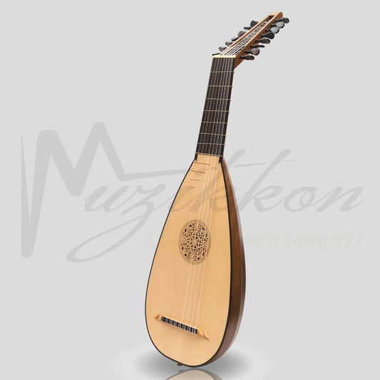 Muzikkon Travel Lute 8 Course Left Hand Walnut