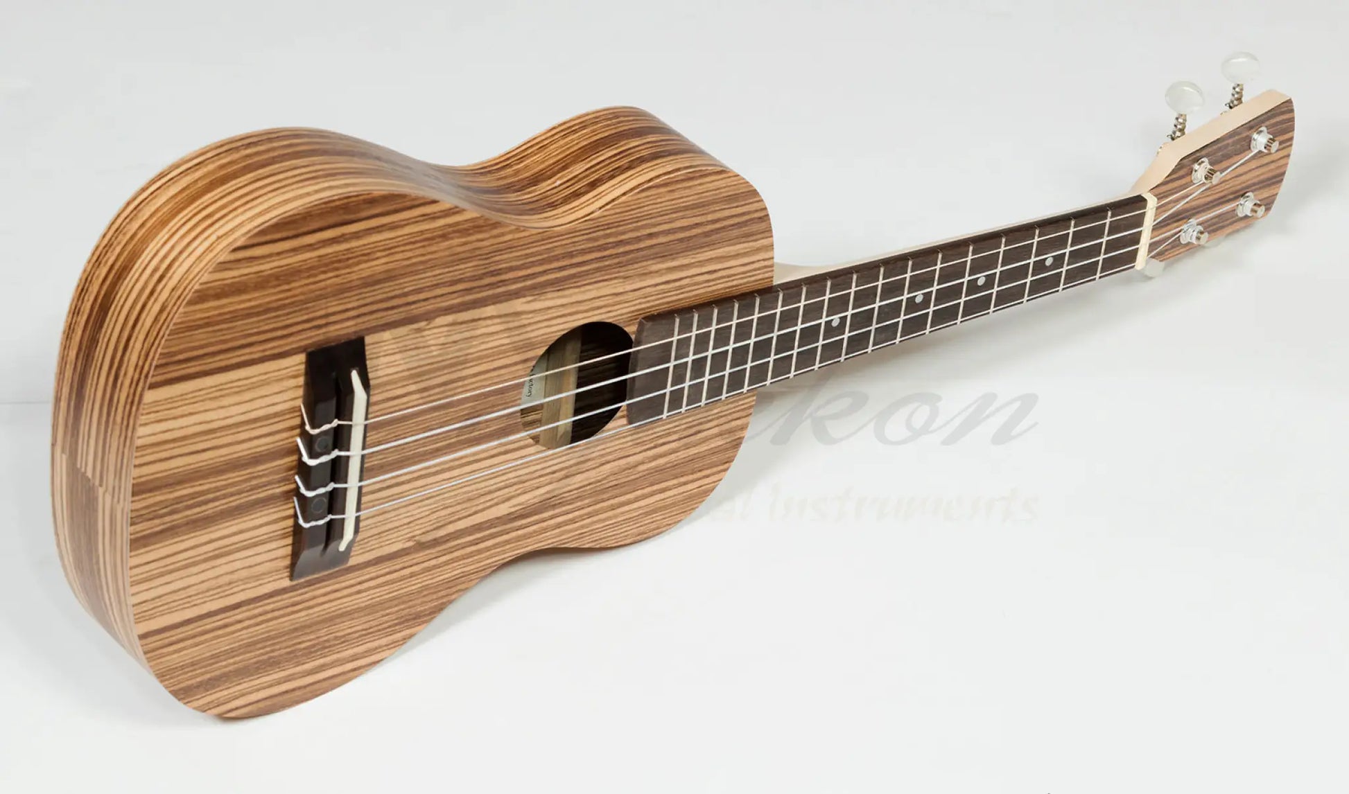 Muzikkon Zebrano Ukulele 4 String Tenor