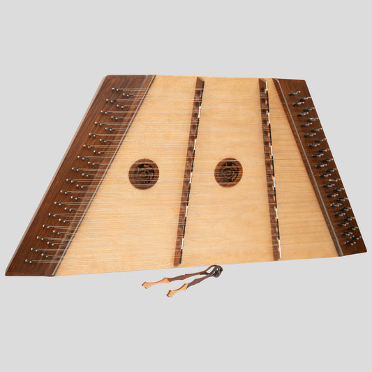 Muzikkon 16-15 Dulcimer martellata palissandro con martelli