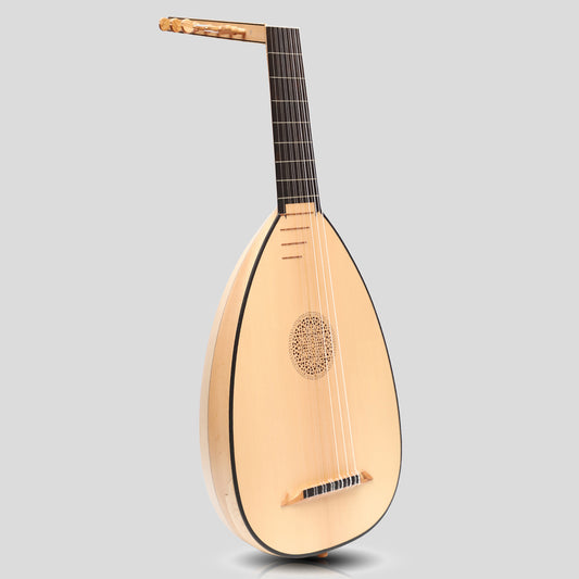 Muzikkon Descant lute 7 Course Left Handed Lacewood