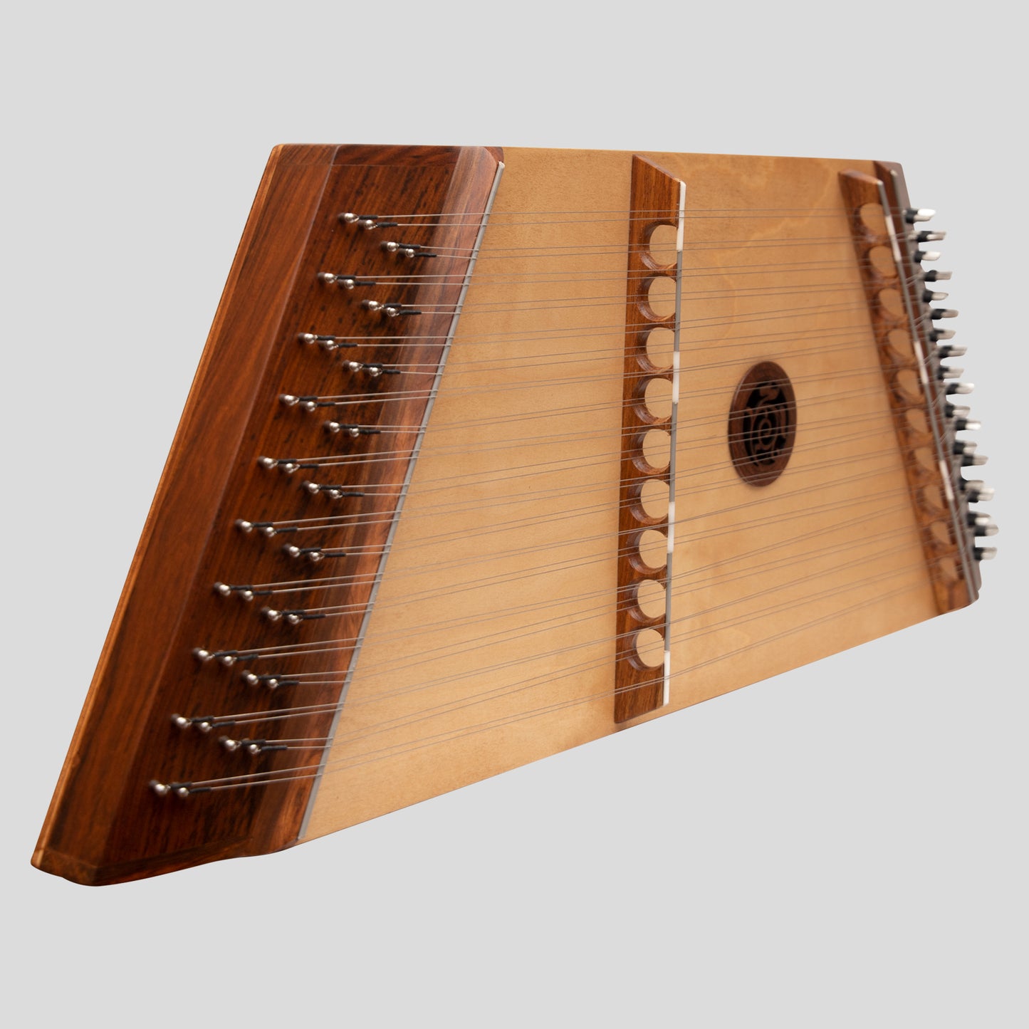 Muzikkon Double Strung 10-9 Hammered Dulcimer Rosewood With Hammers