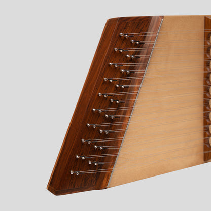 Muzikkon Double Strung 10-9 Hammered Dulcimer Rosewood With Hammers