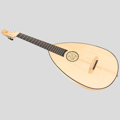 MUZIKKON LUTE GUITAR, 6 STRING MAPLE LEFT HAND