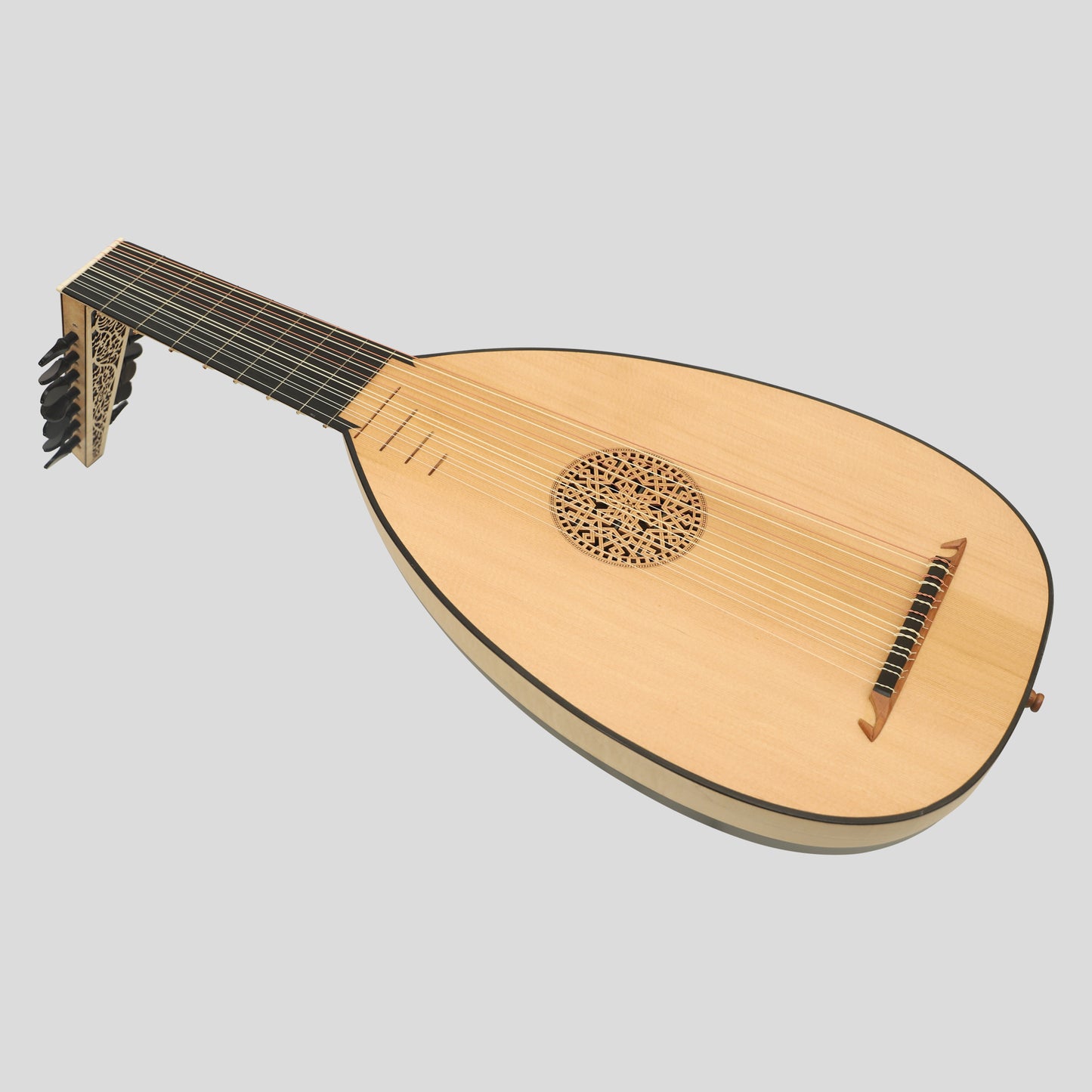 Muzikkon Renaissance Lute 8 Course Left Hand After Hieber