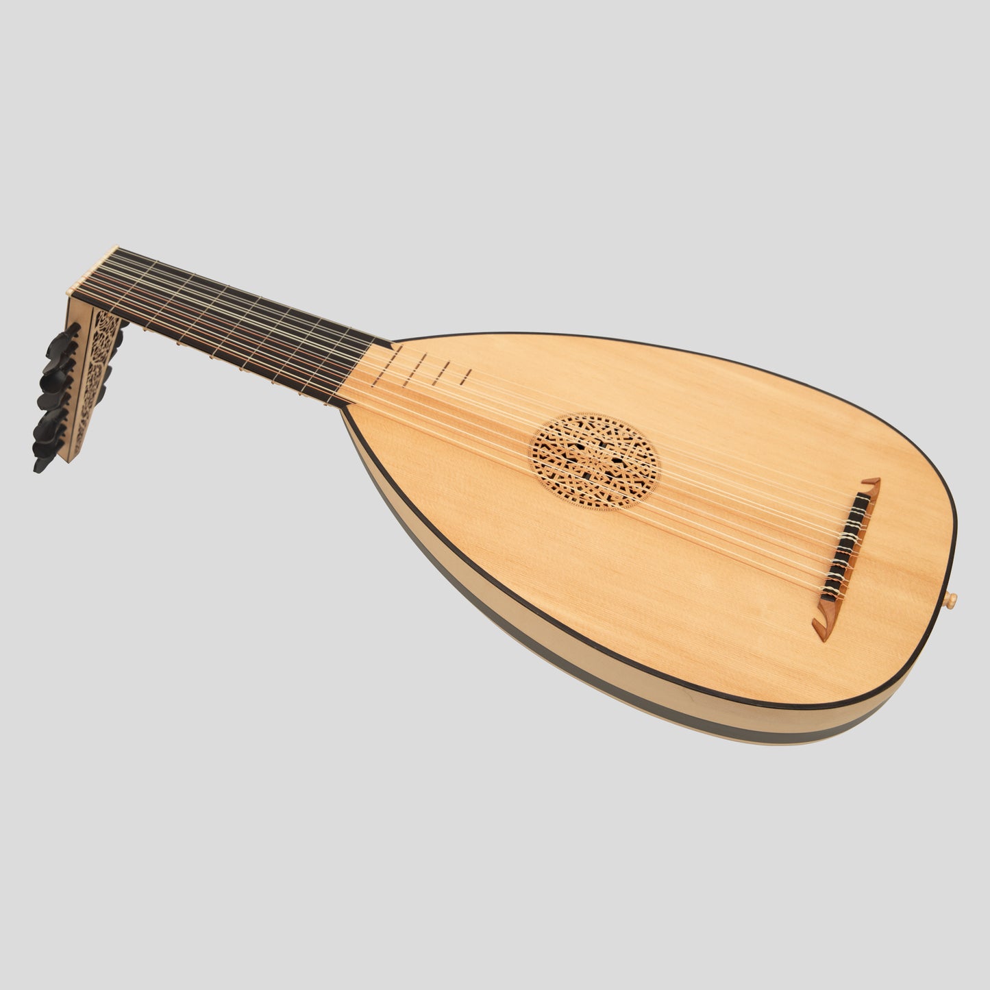 Muzikkon Renaissance Lute 8 Course Right Hand After Hieber