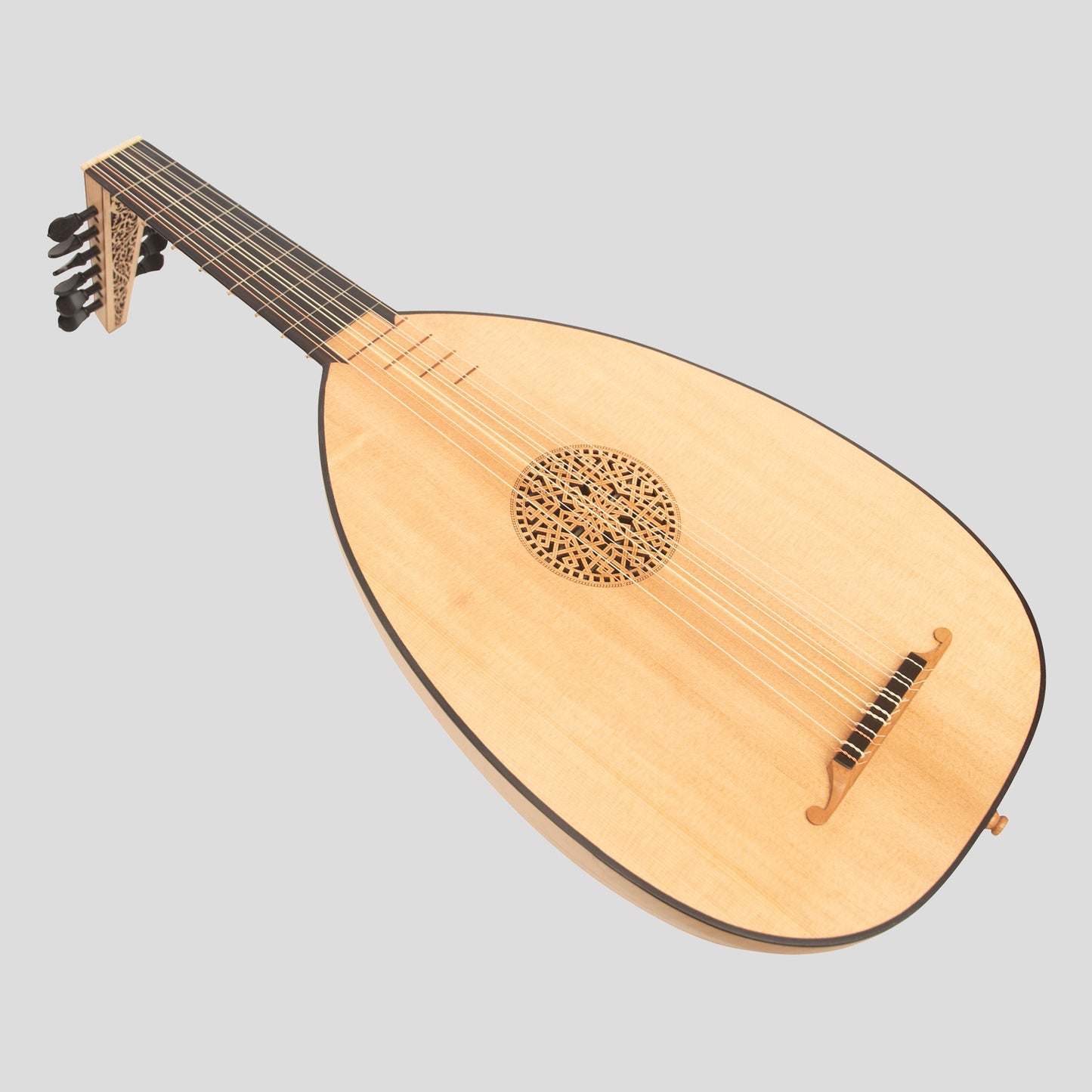 Muzikkon Renaissance Lute 6 Course Deluxe Right Hand After Hieber