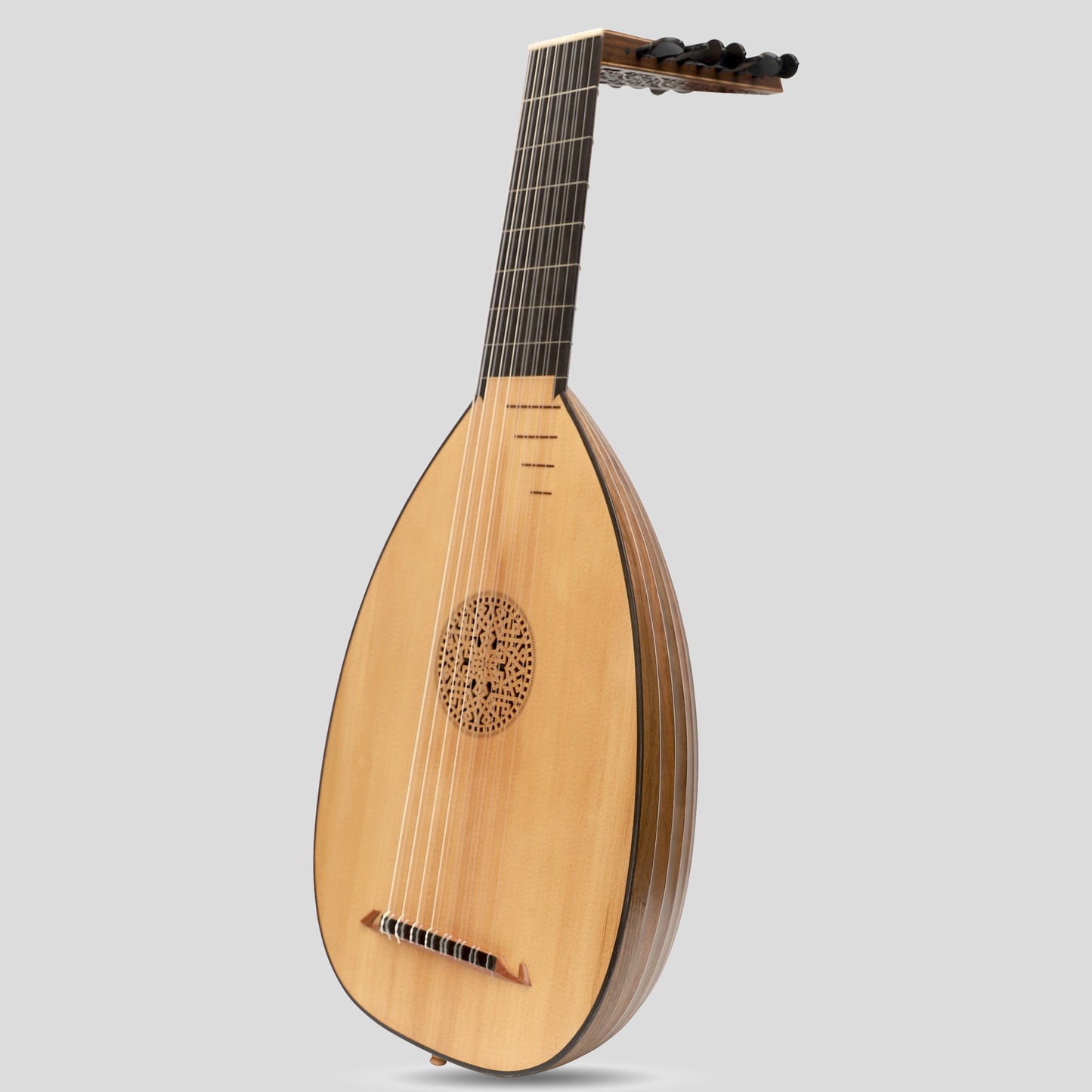 Muzikkon Renaissance Lute 8 Course Deluxe Right Hand After Hieber