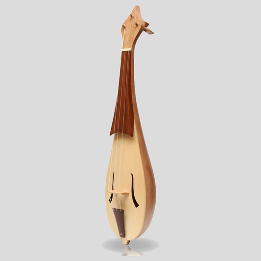 Muzikkon Soprano Rebec, 3 String Lacewood