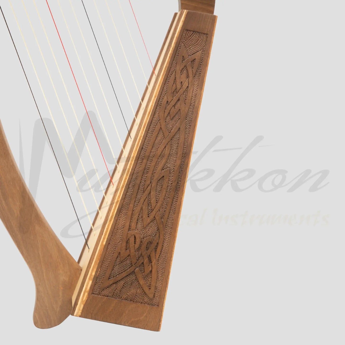 O’carolan Harp 12 String Walnut Knotwork