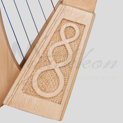 O’carolan Harp 5 String Lacewood Knotwork