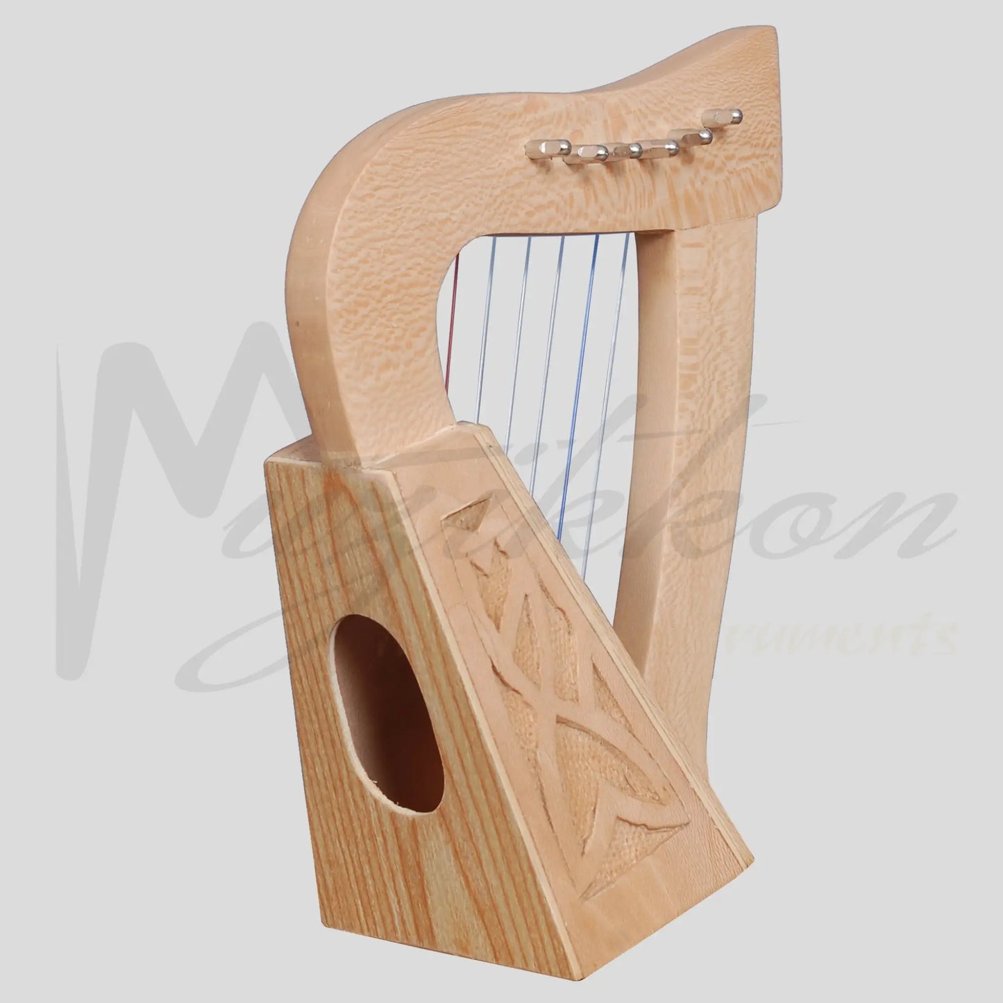 O’carolan Harp 6 String Lacewood Knotwork