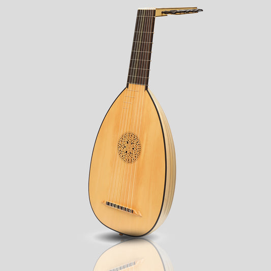 Muzikkon Renaissance Lute 8 Course Deluxe Left Hand After Hieber