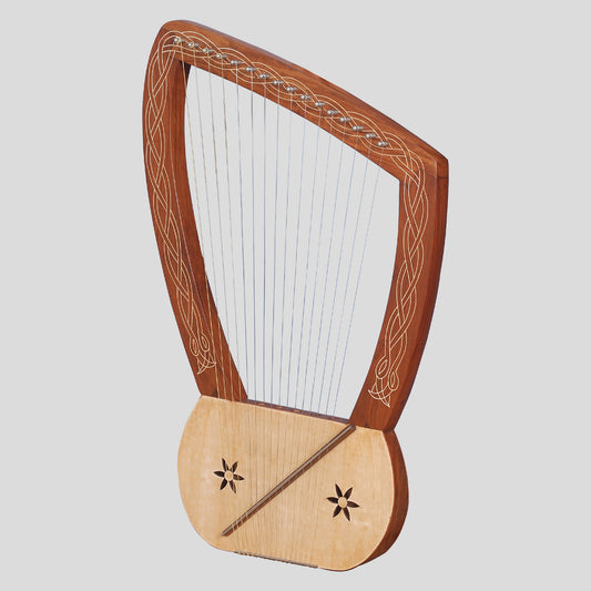 Muzikkon Lyre Arpa 16 Corde Palissandro