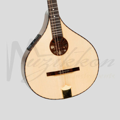 Traditional Electro Acoustic Irish Concert Bouzouki 8 Strings Maple Body With Spruce Top