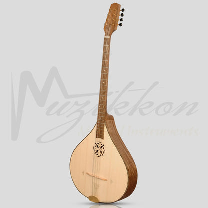 Traditional Irish Bouzouki 8 Strings Walnut With Spruce Top C103 Purfling