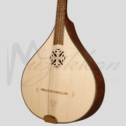 Traditional Irish Bouzouki 8 Strings Walnut With Spruce Top C103 Purfling