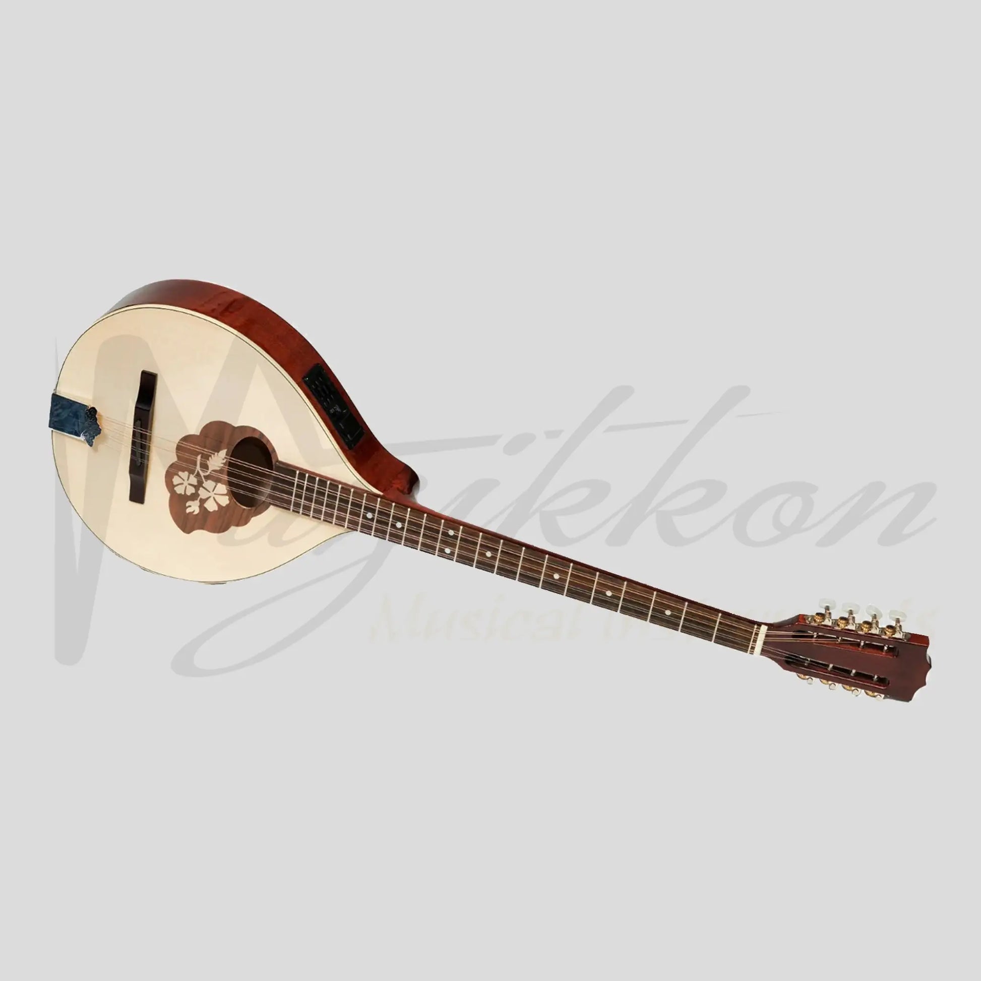 Traditional Irish Bouzouki With Eq 8 Strings Maple Body With Spruce Top